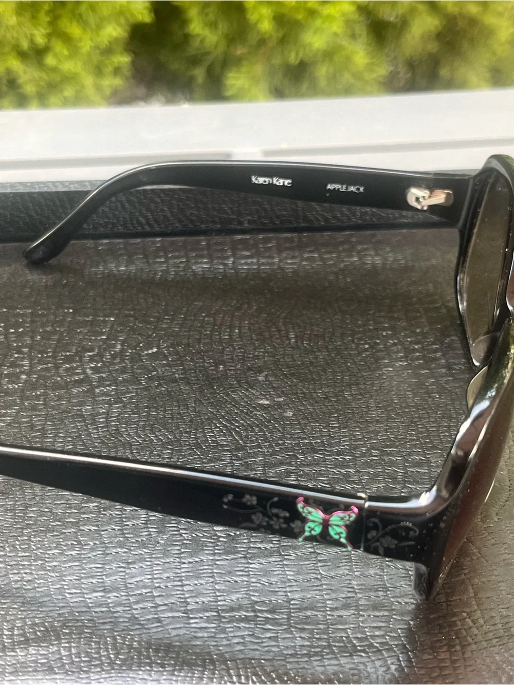 Title: Karen Kane Applejack Black Prescription Sunglasses Butterfly Frames